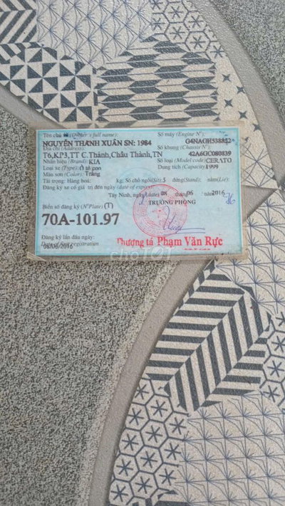 KIA Cerato 2016 Trắng 6700km