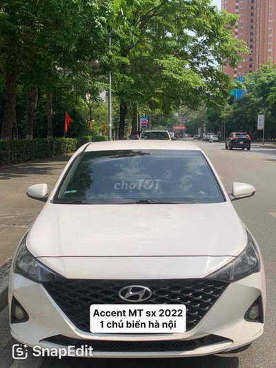 Hyundai Accent 2022 1.4 MT Trắng sieu moi