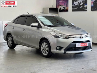 Toyota Vios 2018 1.5G Bạc 93.000 km