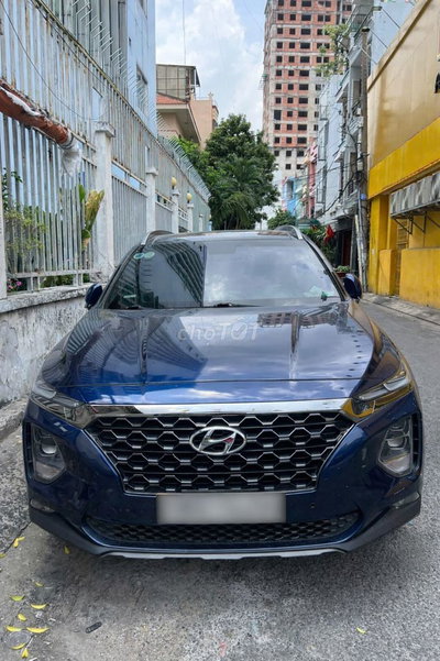 Hyundai SantaFe 2020 Premium, bản Xăng, màu Xanh