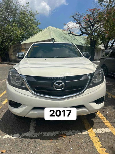 Mazda BT50 2017 1 cầu 126k km Trắng biển tp