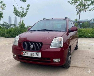 Kia Morning nhập hàn 2005 AT 1.0 màu đỏ