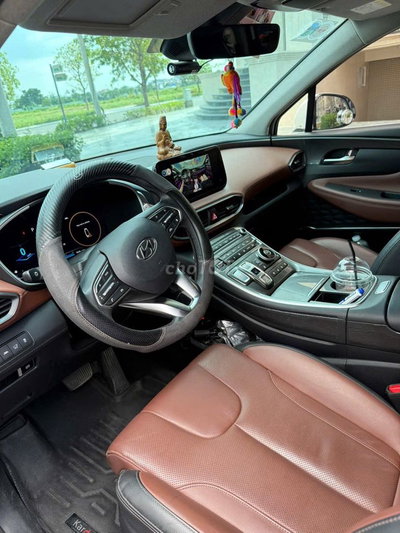 Hyundai SantaFe 2022 Cao cấp Xăng Trắng 30.000km