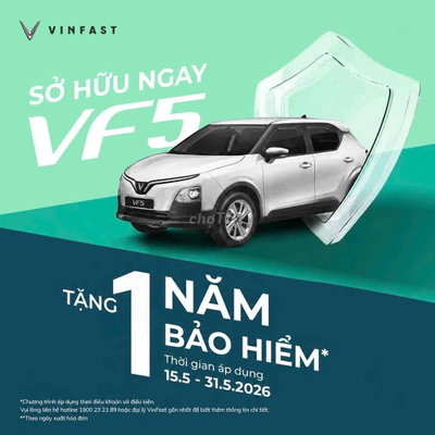 VinFast Vf 5. Tặng Bảo Hiểm Thân Vỏ