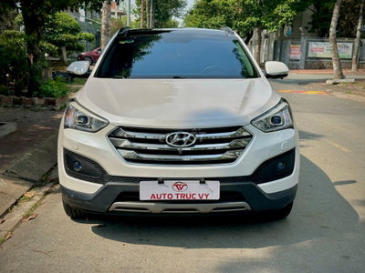 Hyundai Santafe 2015 Full xăng Trắng