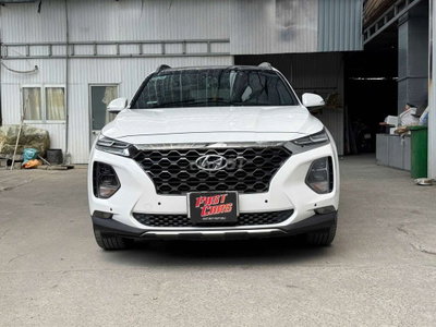 Hyundai Santafe 2020 Premium 2.4L,màu trắng,6v2