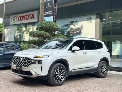 Hyundai Santafe Hybrid 1.6HTRAC Trắng