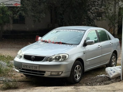 Xe Toyota Corolla altis 1.8G MT 2001