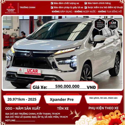 Mitsubishi Xpander 2025 20.971km Trắng