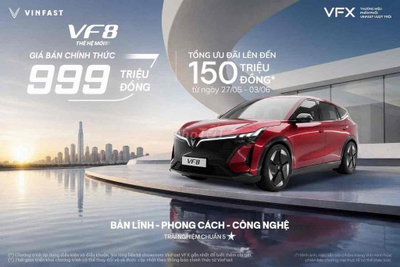 Xe điện VinFast VF 8 Thế hệ mới Đỏ