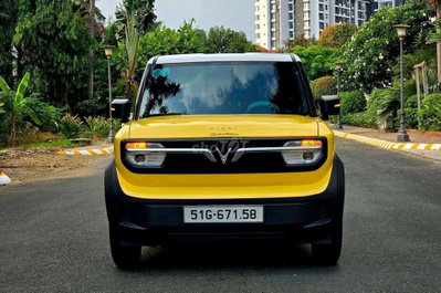 Xe điện Vinfast VF 3 2024 Vàng Thuê Pin