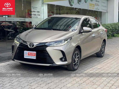 Toyota Vios G 2021 Nâu vàng 32.000 km chính hãng