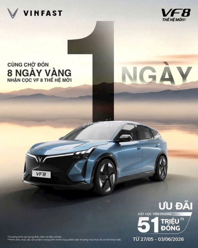 Xe điện VinFast VF 8 All New Chính Thức Mở Cọc