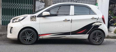 Kia Morning 2015 Số sàn 130.000 km Trắng