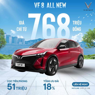 🔥 VF8 ALL NEW CHÍNH THỨC NHẬN CỌC 🔥
