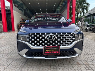 Hyundai Santa Fe 2021 Premium 2.2D xanh Cavansite