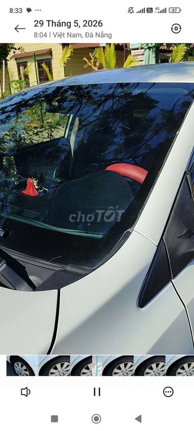 Toyota Vios 2016 Trắng Đã sử dụng