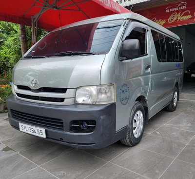 Tải Van toyota Hiace 3N/940kg thùng inox 304 mới