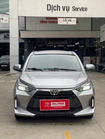Toyota Wigo số tự động 2023 Bạc 24.000 km