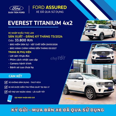 Ford Everest Titanium 2024 Trắng