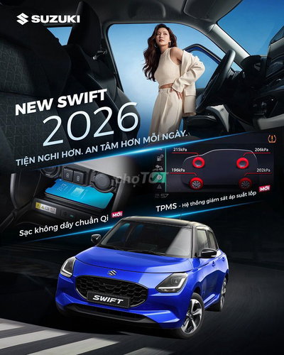 Suzuki Swift 2026 Sẵn Xe - Tặng Gói Bảo Hiểm