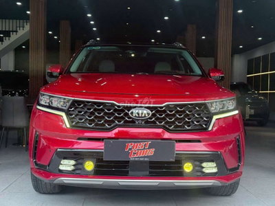 Kia Sorento 2021 Signature 2.5L, máy xăng,màu đỏ