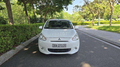 Mitsubishi Mirage AT 2014 16 vạn km Trắng