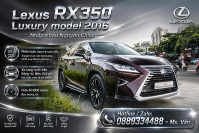 Lexus RX350 2016 Nâu 60000 km