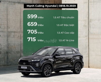 Hyundai Creta 1.5 AT Tiêu chuẩn Đen