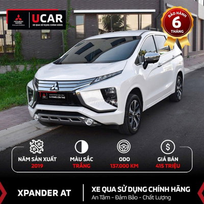 Mitsubishi Xpander AT 2019 Trắng 137.000 km
