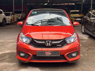 Honda Brio RS 2021 1.2AT, màu cam,49.000 km
