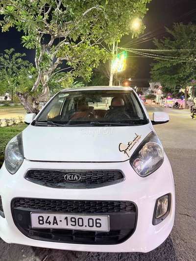 Kia Morning 2016 Trắng Xăng