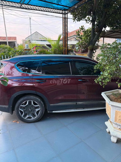 Hyundai SantaFe Premium 2021 Số tay 58.000 km Đỏ