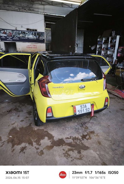 Kia Morning 2015 Vàng 5 chỗ 124453 km
