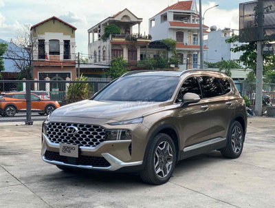 Hyundai SantaFe 2023 SUV 7 chỗ Nâu full xăng