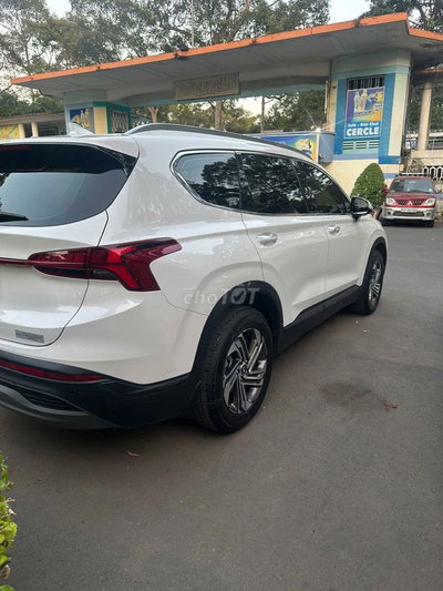 Hyundai SantaFe 2021 Trắng 7 chỗ Da cao cấp