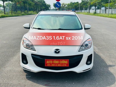Mazda 3S 1.6AT 2014 Trắng Tự động