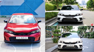 3 XE CIVIC RS 2022-2024-2025 ĐỎ TRẮNG, CẦN BÁN