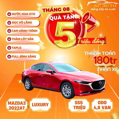 Mazda 3 2022 1.5L Luxury - 48000 km