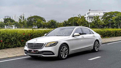 Mercedes S450 - 2020 màu trắng nt nâu siêu đẹp