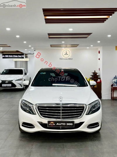 Merc S500 sản xuất 2016 màu trắng nội thất nâu