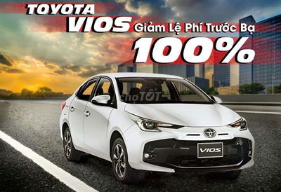 Toyota Vios Hỗ trợ 50% Thuế Trước Bạ