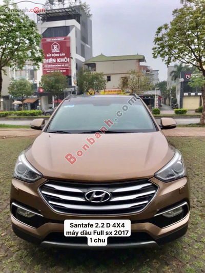 Xe Hyundai SantaFe 2.2L 4WD 2017