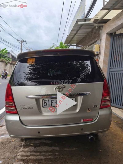 Toyota Innova G 2008 màu ghi bền bỉ