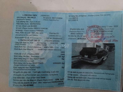 Musso chạy tốt 20k/kg