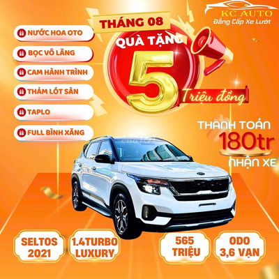 Kia Seltos 2021 1.4 DCT Luxury - 36000 km