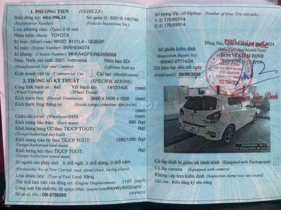 Toyota Wigo 2021 1.2 AT - 50000 km