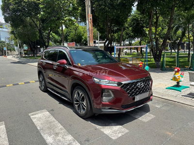 Hyundai SantaFe 2.2 dầu cao cấp 2020 đỏ đẹp