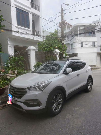 Bán Huyndai Santarfe 2016 mầu trắng 2.4 AT 4 WD