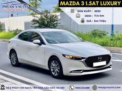 Mazda 3 1.5AT Luxury sx 2022 Biển HN cực đẹp